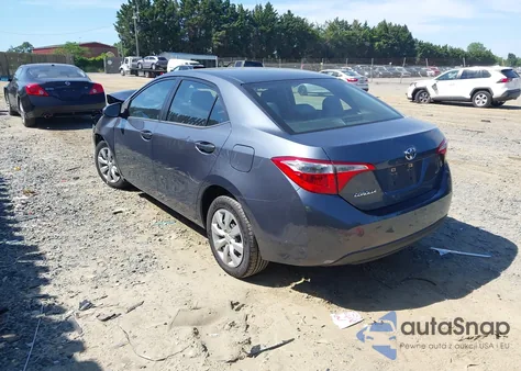 2016 Toyota Corolla Le из США, поврежденный, VIN 5YFBURHE9GP526077